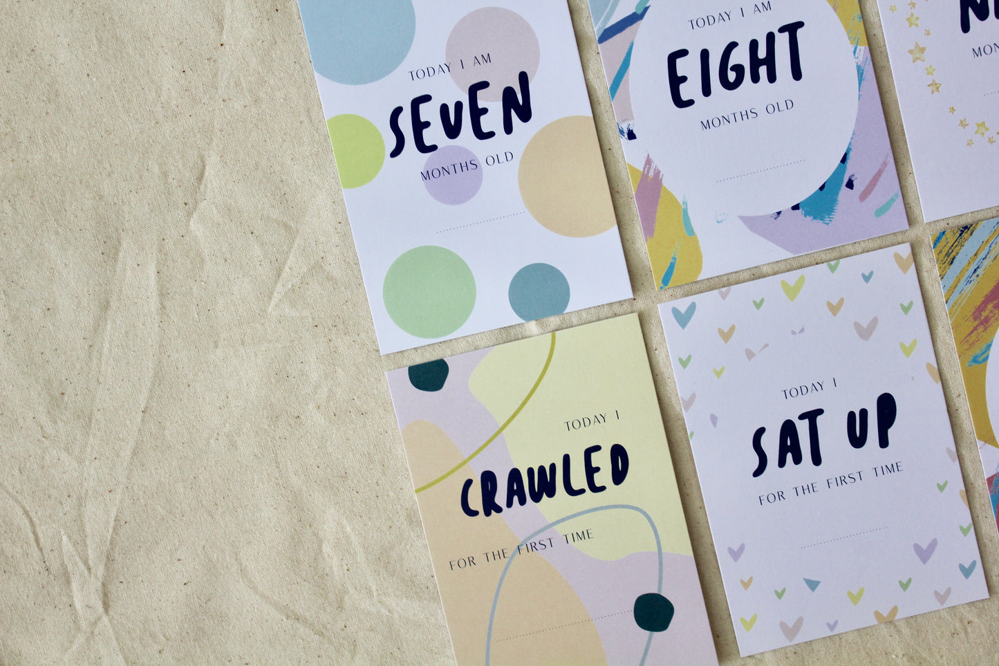 Baby Milestone Cards