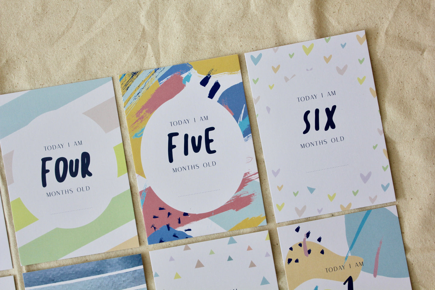 Baby Milestone Cards