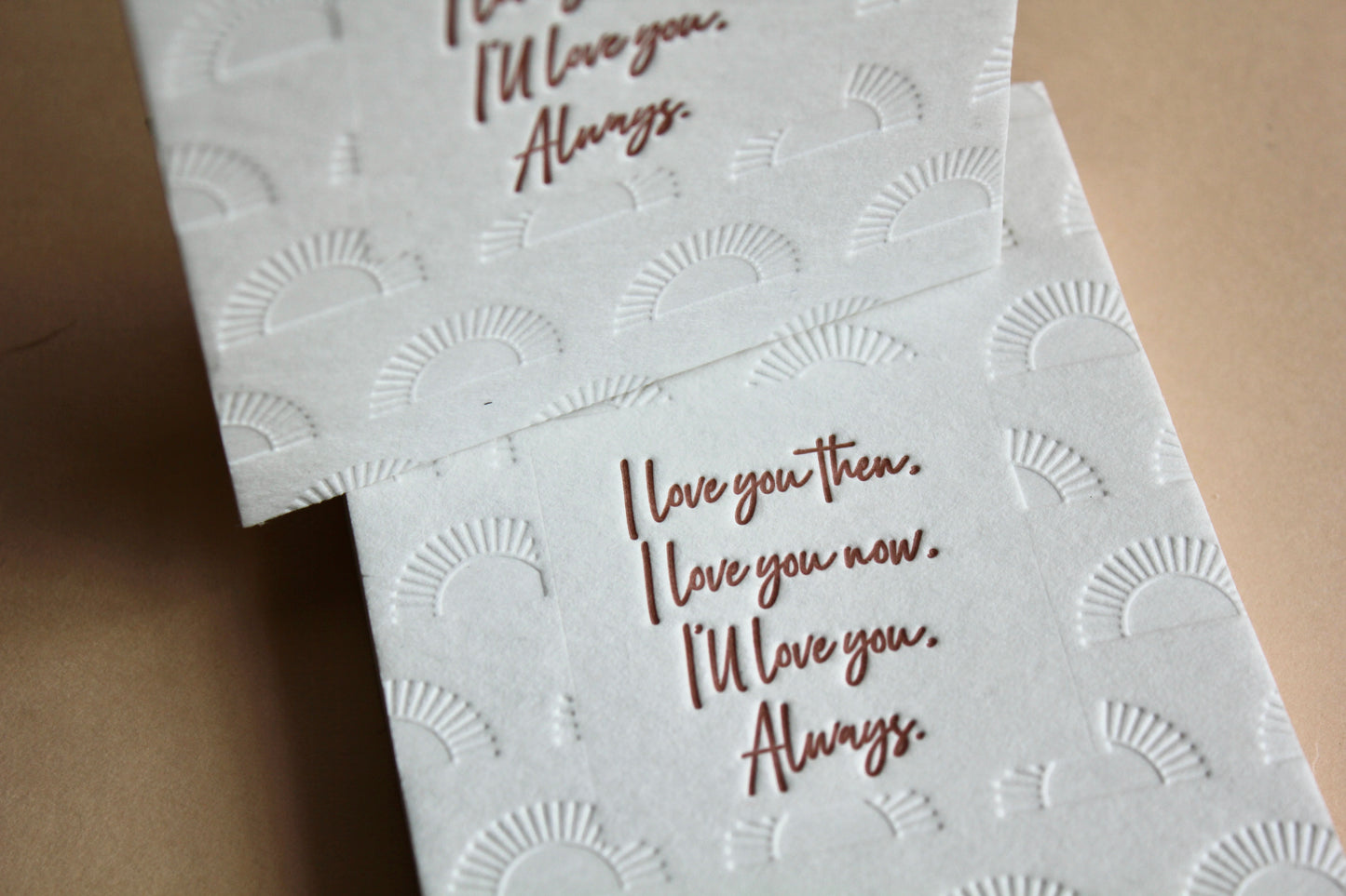 Letterpress "Love"