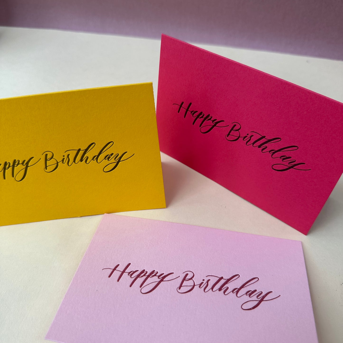 "Happy Birthday" Letterpress Card
