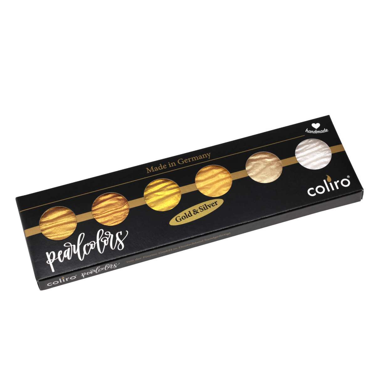 Coliro Gold & Silver Pearlcolour Palette