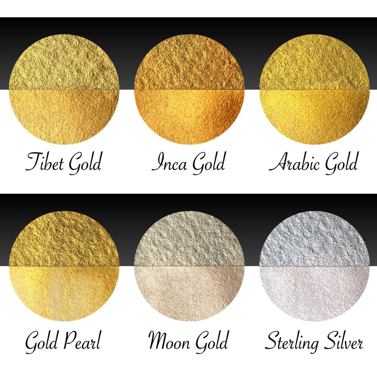Coliro Gold & Silver Pearlcolour Palette